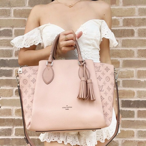 Louis Vuitton Handbags - SOLDLouis Vuitton Haumea Satchel Handbag Mahina Leather Monogram Perforated Pink